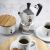 Bialetti Moka Express Moka pot 0.06 L Aluminium, Black Tējkannas (ar svilpi)