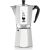 Bialetti Moka Express Moka pot 0.55 L Black, Silver Tējkannas (ar svilpi)