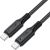USB cable Acefast C17-03 USB-C to USB-C 1.2m black Data USB kabeļi