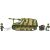 COBI self-propelled howitzer Hummel (Sd.Kfz.165) Konstruktori 