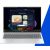 HP OmniBook 5 16-ag1030nw Ryzen AI 7 350 16.0"2K IPS 300nits AG 24GB LPDDR5X SSD512 Radeon 860M Cam1080p + IR 59Wh Win11 Glacier Silver 2Y Portatīvie datori