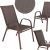 Springos Dārza krēsls 73 x 55.5 x 93 cm GF0105 Dārza krēsli