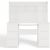 Top E Shop KUBA Desk Set + Extension Piece, White Jaunumi -Dārzam
