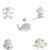 Baby's only muzikālais karuselis, dzīvnieki, 0+, Laurel green/ Warm linen - BO-815.023.062.50 Игрушки для малышей