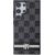 DKNY PU Leather Checkered Pattern and Stripe Case for Samsung Galaxy S24 Ultra Защитный чехол для Samsung Galaxy S24 Ultra / чёрный Чехлы - альтернативные