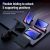 Nillkin Bumper PRO Protective Stand Case Multi-angle Aizsargapvalks priekš Samsung Galaxy Tab S9 Ultra/S10 Ultra / melns Maki Planšetdatoriem