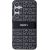 DKNY PC/TPU Repeat Pattern Tonal Stripe Case Aizsargapvalks priekš Samsung Galaxy S24 / melns Neoriģinālie Maciņi