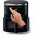 Bosch Serie 6 MAFS2671B fryer Single 7.2 L Stand-alone 1800 W Hot air fryer Black Karstā Gaisa Katli (AirFryer)