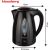 Elektriskā tējkanna, 1.2 L, melna, 900–1100 W, KB 9001, Klausberg Tējkannas (elektriskās)
