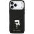 Karl Lagerfeld Liquid Silicone Metal Ikonik Case Aizsargapvalks priekš Apple iPhone 17 Pro Max Neoriģinālie Maciņi