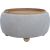 Ottoman/ table HIRO D67xH38cm, beige, with storage Новинки Для дома и сада 