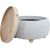 Ottoman/ table HIRO D67xH38cm, beige, with storage Новинки Для дома и сада 