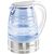 DomoClip DOD128W Standard kettle, Glass, White, 2200 W, 360° rotational base, 1.7 L