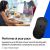 HP 705 Super Capacitor Wireless Mouse - Multi-Device, Programmable, 4-way scrolling, Ultra-Fast Rechargeable, Multi Surface, 6000 dpi - Black   AZ7B1AA#ABB Peles, ievadierīces