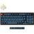 Keychron V5 Max (black/blue-gray, DE layout, Gateron Jupiter Banana, hot-swap, RGB) Klaviatūras