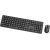 Klaviatūra un pele Gembird Desktop set Silent key Pro Business wireless RU Klaviatūras