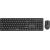 Klaviatūra un pele Gembird Desktop set Silent key Pro Business wireless US Klaviatūras