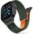 Tech-Protect watch strap Nylon Elite Apple Watch 44/45/46/49mm, green/orange Smart pūlksteņu aksesuāri