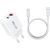 Charger Remax RP-U120 20W USB-C/USB-A + USB-C to Lightning cable 1.0m white Telefonu lādētāji 220v