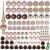 Christmas tree decoration Springos CA0154 102 pcs.  Eglīšu rotājumi
