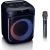 Skaļrunis Lenco PA-101BK Compact IPX4 Party Speaker + Wireless Microphone Bezvadu skaļruņi