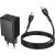 Charger Hoco N71 30W GaN USB-C/USB-A + USB-C to USB-C cable 1.0m black Telefonu lādētāji 220v