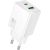 Charger Hoco N71 30W GaN USB-C/USB-A white Telefonu lādētāji 220v