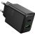Charger Hoco N71 30W GaN USB-C/USB-A black Telefonu lādētāji 220v