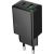 Charger Hoco N71 30W GaN USB-C/USB-A black Telefonu lādētāji 220v