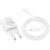 Charger Hoco N60 20W GaN USB-C + USB-C to USB-C cable 1.0m white Telefonu lādētāji 220v