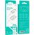 USB cable Borofone BX101 USB-A to USB-C 1.0m white Data USB kabeļi