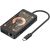 Qualo QTPB5-HUB-18 Hubs 9 in 1 USB-C / 2x USB-A / RJ-45 / VGA / D-Sub / HDMI / 3.5mm Jack USB / Type-C Hub
