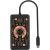 Qualo QTPB5-HUB-18 Hubs 9 in 1 USB-C / 2x USB-A / RJ-45 / VGA / D-Sub / HDMI / 3.5mm Jack USB / Type-C Hub
