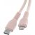 Qualo QKN-CL-16 Kabelis USB-C - Lightning 12W / 1.5m / rozā Data USB kabeļi