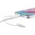 Qualo QRC-CA+M+L-00 Kabelis 3in1 USB-C - USB-A / microUSB + USB adapteris / 1.5m / 60W / balts Data USB kabeļi