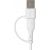 Qualo QRC-CC+A-00 Kabelis 2in1 USB-C – USB-C / USB-A adapteris / 1.5m / balts Data USB kabeļi