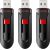 Pendrive SanDisk Cruzer Glide - USB-Flash 32 GB - USB 2.0 SET 3 USB Flash atmiņas