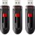 Pendrive SanDisk Cruzer Glide - USB-Flash 32 GB - USB 2.0 SET 3 USB Flash atmiņas