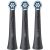 Oral-B iO Gentle Care Black replacement brushes 3pcs, black Uzgaļi elektriskajām zobu birstēm