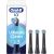 Oral-B iO Ultimate Clean Black replacement brushes 3pcs, black Uzgaļi elektriskajām zobu birstēm