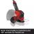 Einhell Power X-Change Akku-Rasentrimmer GE-CT 18/25-1 Li-Solo, 18Volt (rot/schwarz, ohne Akku und Ladegerät) Новинки Для дома и сада 