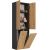 Top E Shop Topeshop NEL 2K DD ANT/ART KP bathroom storage cabinet Graphite, Oak Jaunumi -Dārzam