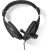 Nedis On-ear austiņas ar mikrofonu, melnas - CHST210BK Austiņas