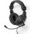Nedis On-ear austiņas ar mikrofonu, melnas - CHST210BK Austiņas