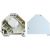 KS6A-UTP-TL180-DIN ~ UTP Cat6A KEYSTONE ar DIN-Rail adapteri Serveri un to komponentes