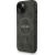 Guess PU Leather 4G Colored Ring Strap MagSafe Case Aizsargapvalks priekš iPhone 13 / melns Neoriģinālie Maciņi