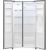 Bomann SBS 7367 IX Side-by-Side Ledusskapis Inox 177cm Ledusskapji