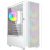 Gembird Fornax 4000W ARGB gaming ATX computer case, Midi Tower, backlight, White Datoru korpusi