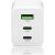 Charger GaN 1 x USB, 2 x USB-C Quick Charge 4+ 65W white Зарядные устройства