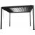 Gazebo MIRADOR-111 3x3m with glass sliding doors, dark grey Nojumes un aksesuāri
